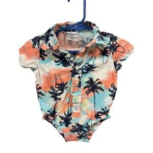 5/$15 Tropical Polo Onesie - Baby B.U.M. - 6mo